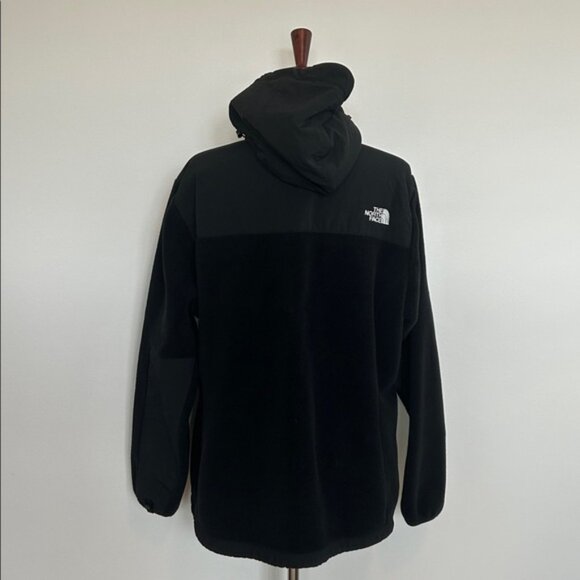 The North Face Womens Large Black Denali Fleece Full Zip Hoodie Jacket XXL - Picture 3 of 6